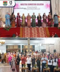 Ketua Tim Penggerak PKK Kota Lubuk Linggau, Hj Risca Priba Ayu, bersama Ketua Gabungan Organisasi Wanita (GOW),, Senin 22/12/2025: