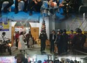 Satbrimob Polda Sumsel Batalyon B Pelopor Laksanakan Patroli Pengamanan Malam Misa Natal di Kota Lubuklinggau,, Rabu 24/12/2025: