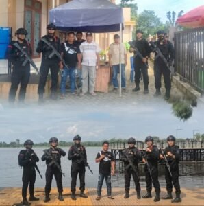 Libur Natal, Satbrimob Polda Sumsel Batalyon B Pelopor Gelar Patroli Dialogis di Wilayah Lubuklinggau dan Musi Rawas,, Jumat 26/12/2025