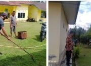 Kerja Bakti Rutin Pemdes Srimulyo Berbuah Hasil, Lingkungan Kantor Kini Lebih Bersih, Senin 29/12/2025: