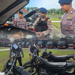 Pastikan Kendaraan Siap Digunakan, Batalyon B Pelopor Gelar Pengecekan Kendaraan,,