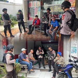 Patroli Dialogis, Satbrimob Polda Sumsel Batalyon B Pelopor Hadir di Tengah Masyarakat Lubuklinggau, kamis 08/01/2026