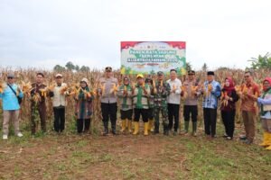 Polres Musi Rawas Bersama Stakeholder Gelar Zoom Meeting Panen Raya Jagung Kuartal IV 2025 di Desa Suro,,kamis 08/01/2026