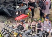 Satbrimob Polda Sumsel Batalyon B Pelopor Gelar Pemeriksaan Kendaraan,,