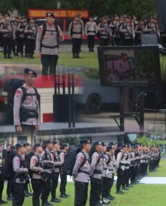 Apel Kesatuan Daring Batalyon B Pelopor, Dansat Brimob Tekankan Kesiapsiagaan Bencana,,