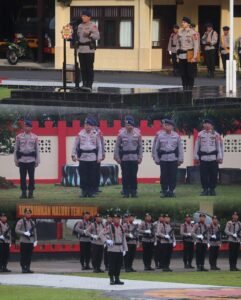 Satbrimob Polda Sumsel Batalyon B Pelopor Gelar Upacara Hari Kesadaran Nasional, Senin 19/01/2026: