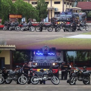 Satbrimob Polda Sumsel Batalyon B Pelopor Laksanakan Latihan Detasemen 45 Anti Anarkis, Rabu 21/01/2026: