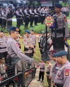 Satbrimob Polda Sumsel Batalyon B Pelopor Laksanakan Apel Gelar Kendaraan dan Peralatan Operasional,,
