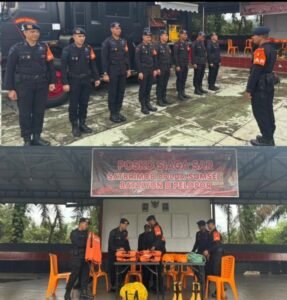 Satbrimob Polda Sumsel Batalyon B Pelopor Tingkatkan Kesiapsiagaan Personel dan Peralatan SAR,,,