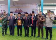 Kantor Kementerian Agama (Kemenag) Kabupaten Musi Rawas menggelar upacara peringatan Hari Amal Bhakti (HAB) ke-80, Sabtu 03/01/2026: