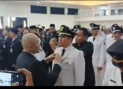 Wali Kota Lubuk Linggau, H. Rachmat Hidayat melantik dan mengambil sumpah 138 pejabat pimpinan tinggi pratama,, Senin 05/01/2026: