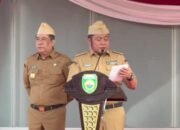 Gubernur Sumatera Selatan Dr. H. Herman Deru didampingi Wakil Gubernur Sumsel H. Cik Ujang memimpin Apel,, Senin 05/01/2026: