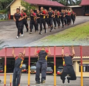 Tingkatkan Kebugaran dan Soliditas, Personel Batalyon B Pelopor Laksanakan Olahraga Pagi,,