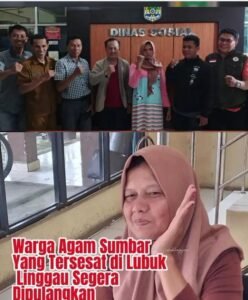 Warga Agam Yang Terlantar di Lubuk Linggau Sumsel Segera Dipulangkan Kolaborasi Dinsos Bersama IKM, Selasa 06/01/2026: