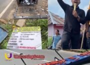 Robohnya gapura di Jalan Kenanga II Lintas, Kota Lubuklinggau, menjadi ironi serius dalam praktik pembangunan daerah,, Selasa 13/01/2026: