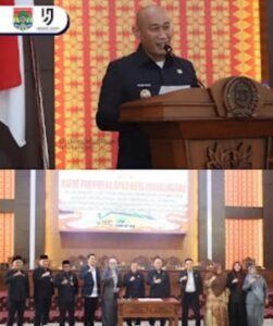 Wali Kota Lubuk Linggau, H Rachmat Hidayat menghadiri Rapat Paripurna DPRD Kota Lubuk Linggau,, Senin 26/01/2026: