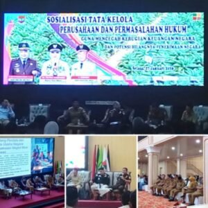 Upaya mencegah kerugian keuangan negara dan potensi hilangnya penerimaan negara di sektor perkebunan terus diperkuat,, Selasa 27/01/2026: