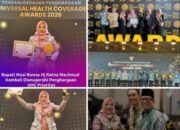 Bupati Musi Rawas Hj Ratna Machmud menghadiri acara Deklarasi dan Pencanangan ,Universal Health Coverage,, Selasa 27/01/2026:
