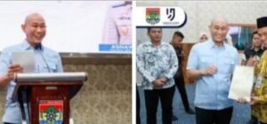 Wali Kota Lubuk Linggau Serahkan 123 Sertifikat PTSL BMD dan Wakaf,kamis 29/01/2026: