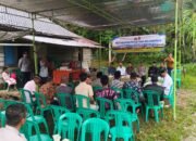 Sukseskan Bedah Rumah “Bedulur”, Polsek STL Ulu Terawas, Polres Musi Rawas Gelar Peletakan Batu Pertama Warga Desa Babat,,,