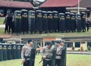 Tingkatkan Kemampuan Pengendalian Massa, Satbrimob Polda Sumsel Batalyon B Pelopor Gelar Latihan PHH,,,