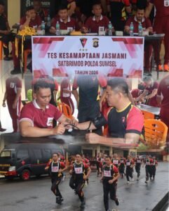 Satbrimob Polda Sumsel Batalyon B Pelopor Laksanakan TKJ Semester I TA 2026,,,