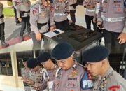 Satbrimob Polda Sumsel Batalyon B Pelopor Laksanakan Pemeriksaan Ponsel Personel Secara Mendadak,,
