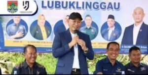 Wali Kota Lubuk Linggau yang juga Ketua DPD Partai NasDem Kota Lubuk Linggau, H Rachmat Hidayat,,, Minggu 01/02/2026: