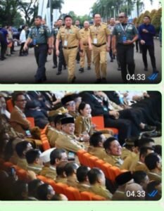 Gubernur Sumatera Selatan Sumsel,Dr. H. Herman Deru bersama Wakil Gubernur Sumsel H. Cik Ujang menghadiri Rapat Koordinasi Nasional Rakornas, Senin 02/02/2026: